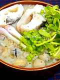 Cháo cá lóc rau đắng
