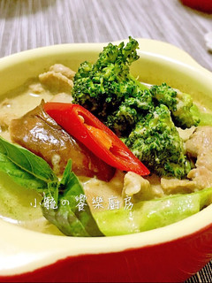 泰式綠咖哩豬 的食譜成品照片