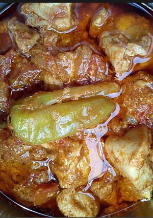 A picture of Chicken Qorma.
