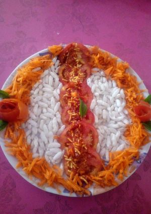 A picture of Puffed rice salad.