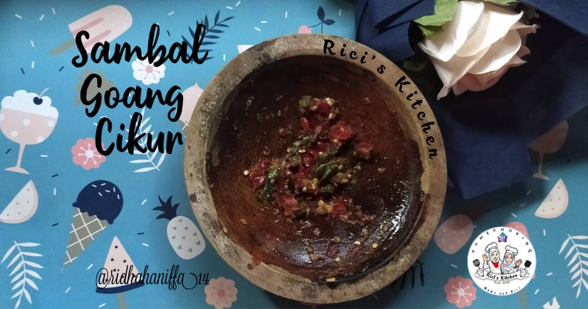 Resep Sambal Goang Cikur Oleh Ricis Kitchen Cookpad