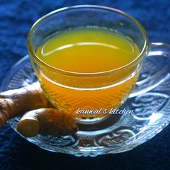 A picture of Weight loss Ginger turmeric tea.