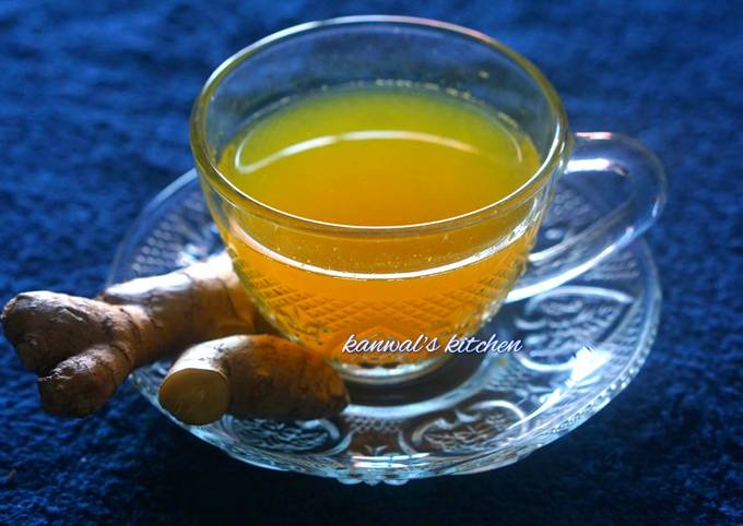 ginger curcuma tea)