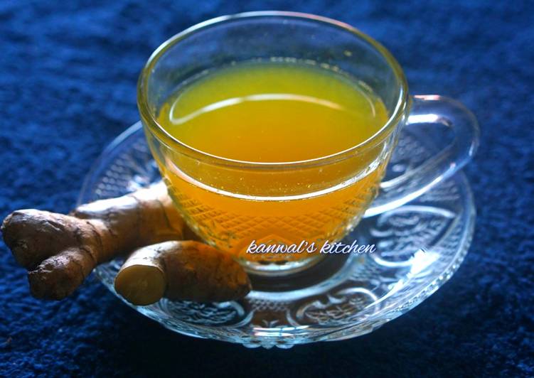 Steps to Prepare Speedy Weight loss Ginger turmeric tea