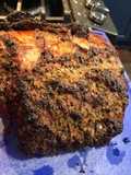 Roasted Prime Rib with fresh herb rub (half the salt)
