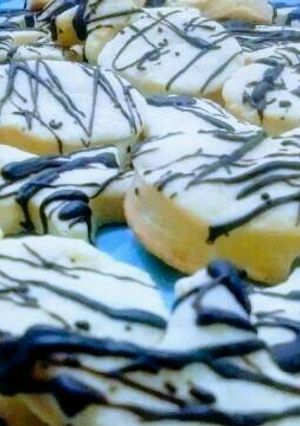 Una foto de Galletitas bañadas con chocolate