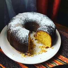 Una foto de Budín de Mandarinas