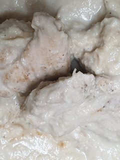 Una foto de Solomillos de pavo con manzana y almendras (en olla de cocción lenta)