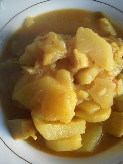 Una foto de Patatas con choco