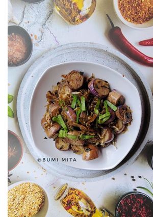 Foto resep Tumis Teri Terong Ungu -113 (by Bumi)