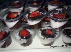 Foto resep Puding cup silky coklat