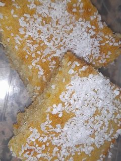 صورة لوصفة بسبوسة بجوز الهند