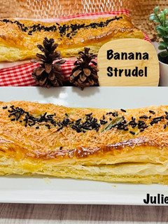 Foto resep 167. BANANA Strudel Coklat Keju