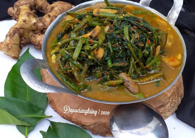 Langkah Mudah Memasak Resep 11.66 Tumis kangkung&jamur kancing