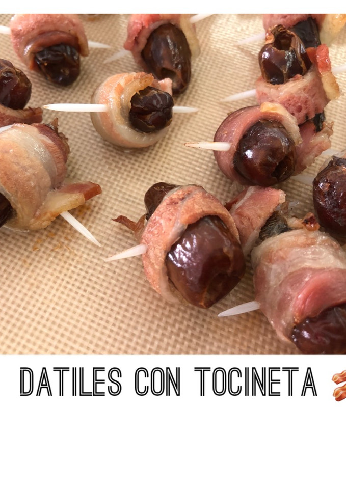 Una foto de Dátiles con tocineta