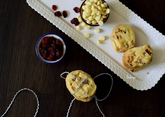 Cranberry and White chocolate Biscuits