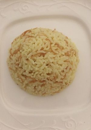 صورة لوصفة الارز بالشعيريه