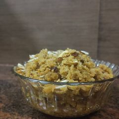 A picture of Moong Daal Halwa.