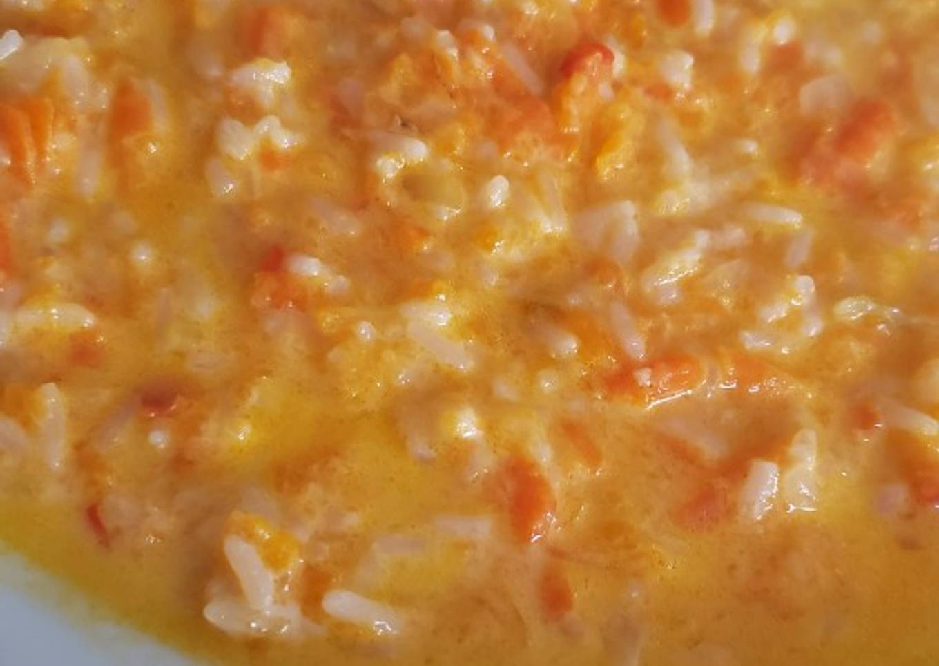 Risotto de calabaza y zanahoria