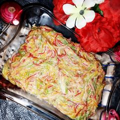 A picture of Colored vermicelli.