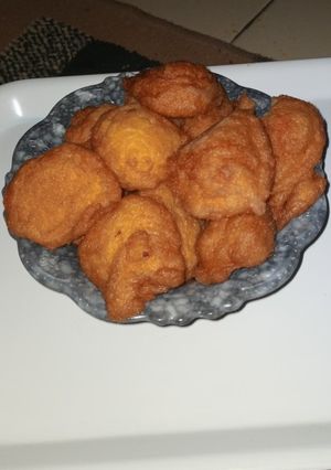 A picture of Fluffy akara balls.
