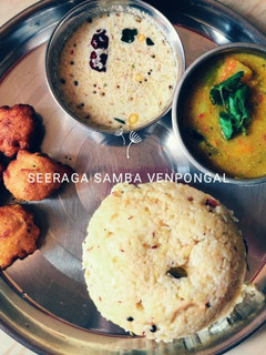 சீரகசம்பா வெண்பொங்கல் (Seeragasamba venpongal recipe in Tamil) செய்முறை முக்கிய புகைப்படம்