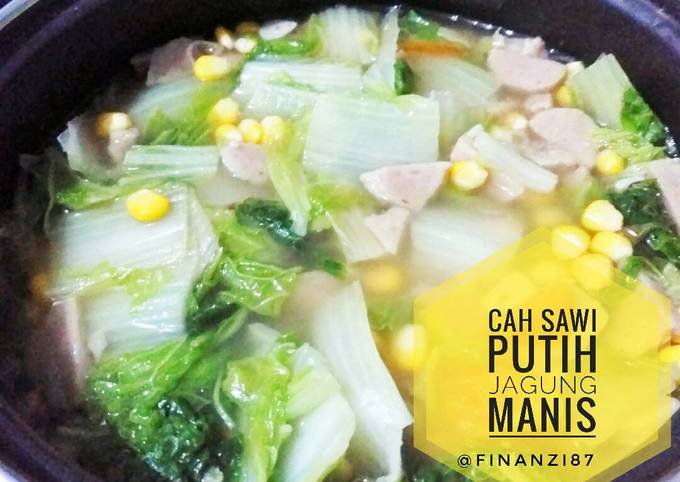 Resep Cah Sawi Putih Jagung Manis Oleh Finanzi Raizah Cookpad