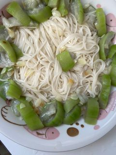 絲瓜麵線 的食譜成品照片