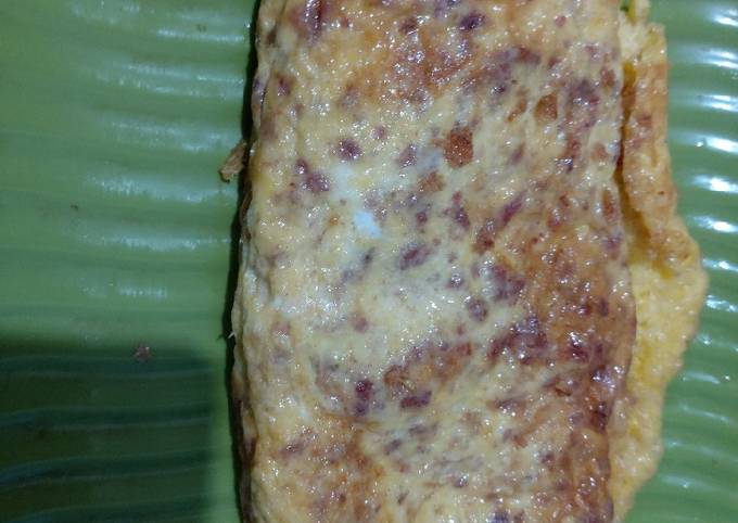 Ini dia! Resep buat Dadar telor kornet keju  menggugah selera