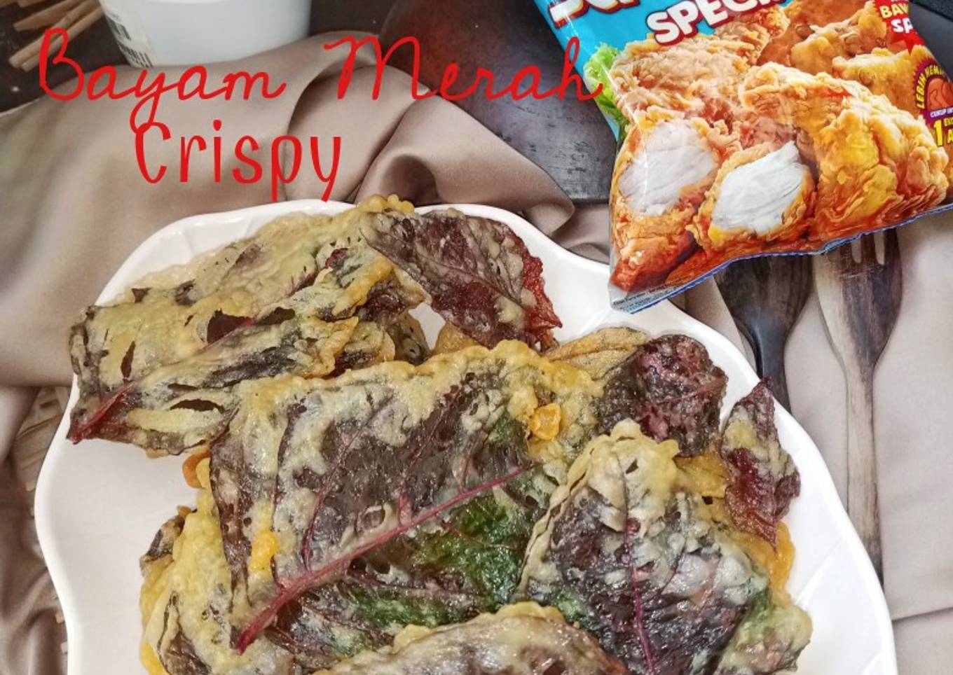 Bayam Merah Crispy