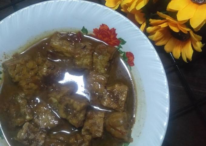 Semur tempe kecap