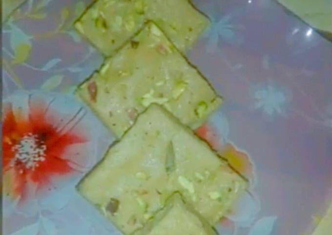 Milk powder barfi