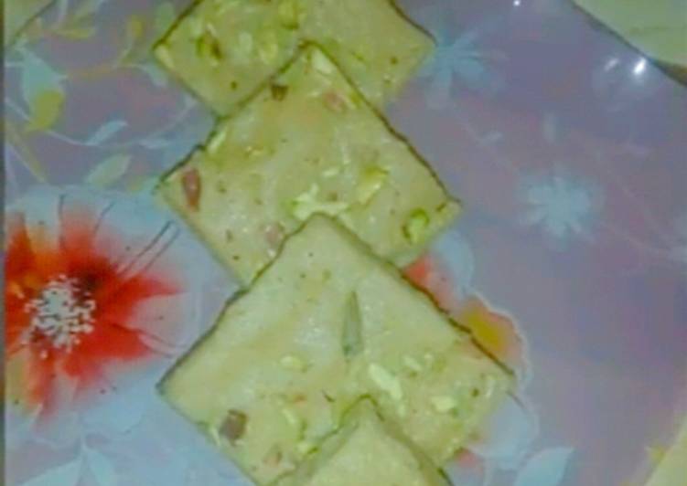 Recipe of Ultimate Milk powder barfi