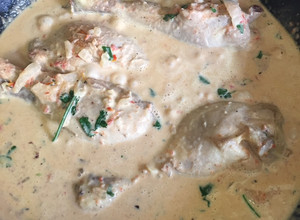 Una foto de Pollo al Curry