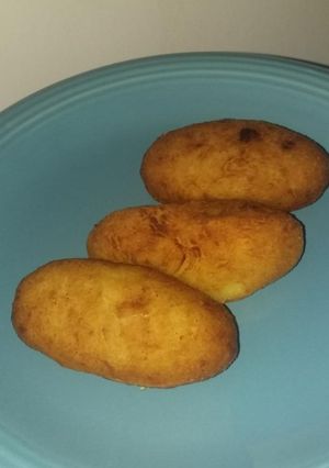 Una foto de Bombas de papa rellenas de queso