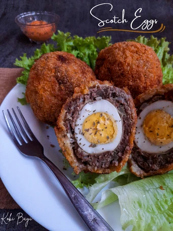 Langkah Mudah untuk Menyiapkan Resep  Scotch Eggs yang Menggugah Selera, Sempurna
