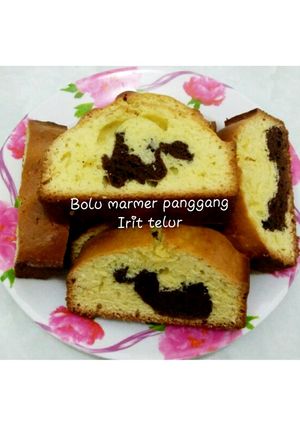 Foto resep Bolu marmer panggang irit telur