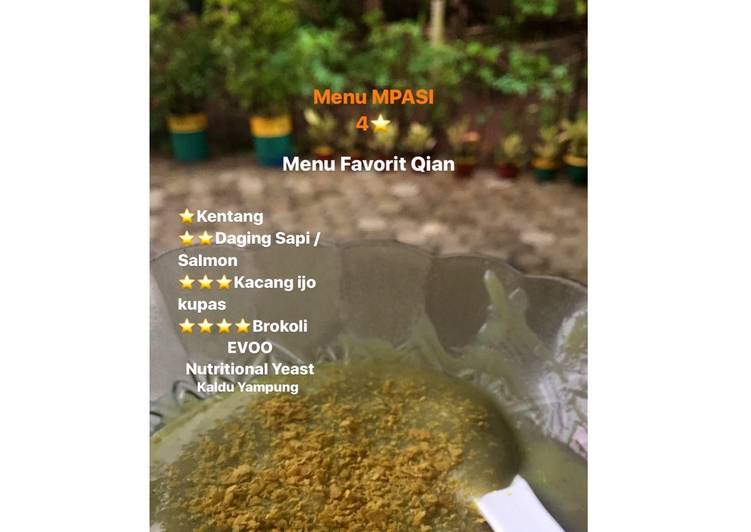 Rahasia Membuat MPASI 8m Menu 4 bintang yang Renyah
