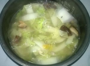 Hình của món Canh cá rô cải thảo.