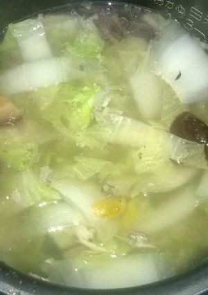 Hình của món Canh cá rô cải thảo.