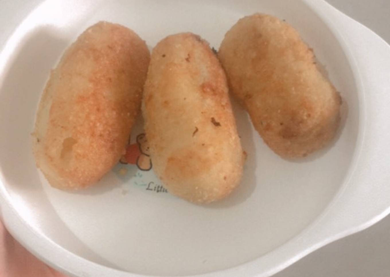 Kroket kentang isi daging + wortel MPASI