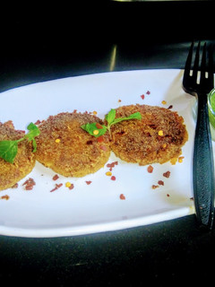 A picture of Soya keema cutlets.
