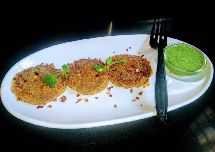 Soya kheema cutlets