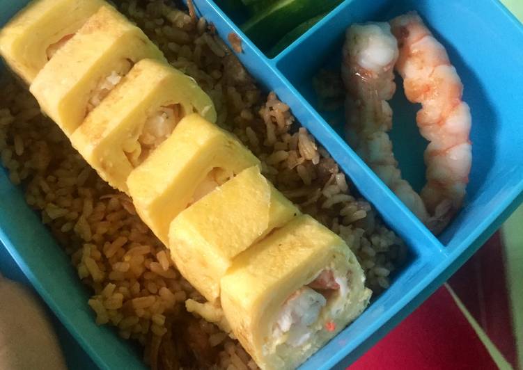 Dadar gulung korea isian udang