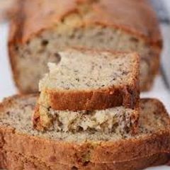 A picture of Delicious banana bread.
