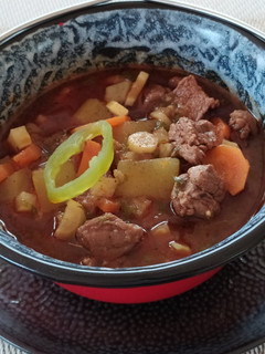 Szarvas gulyás #gluténmentes recept fotója