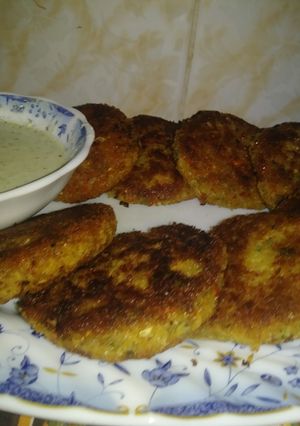 A picture of Beef shami kabab.