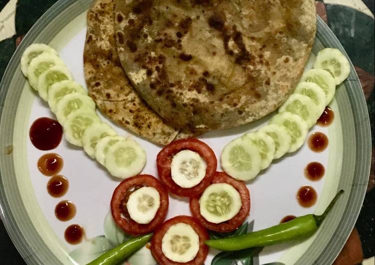 Namak mirch ka paratha