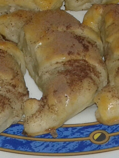 Una foto de Croissant relleno de nutella