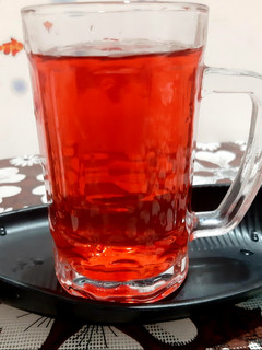 A picture of Watermelon pomegranate juice.